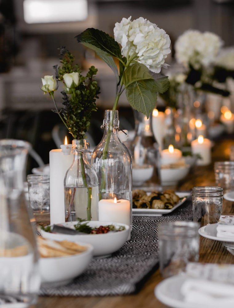 Detalles de decoración para eventos